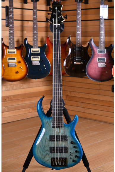 Sire Marcus Miller M5 Swamp Ash 5 2nd Generation Transparent Blue