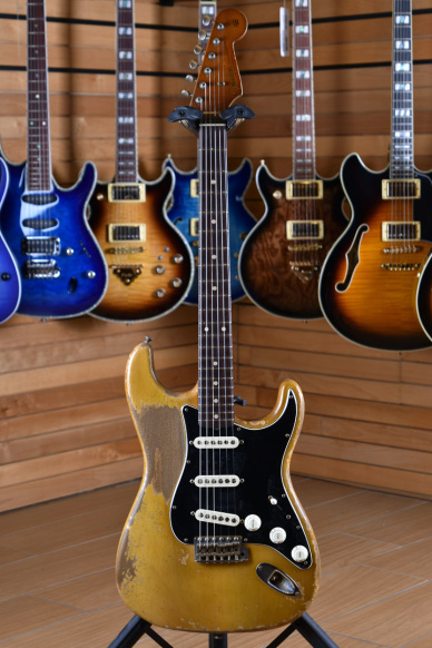 Fender Custom Shop Stratocaster '60 Heavy Relic Rosewood Fingerboard Nocaster Blonde Masterbuilt Dale Wilson