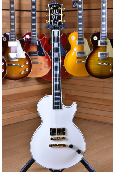 Gibson Les Paul Custom Alpine White Gloss 1PU Gold Hardware