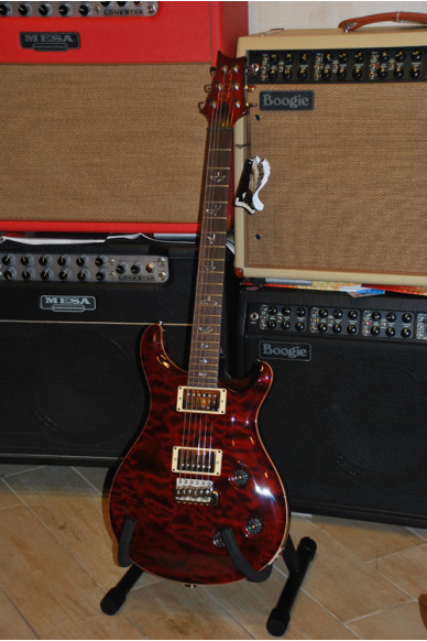 PRS Paul Reed Smith Custom 22 Wide Thin Rotary 5 Posizioni Black Cherry Quilted