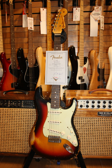 Fender Custom Shop Stratocaster '60 Heavy Relic 3 Color Sunburst Masterbuilt Greg Fessler