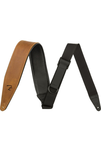 Fender Right Height Leather Strap Cognac