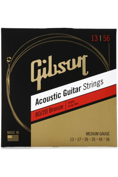 Gibson SAG-BRW13 80/20 Bronze Acoustic Medium 13-56