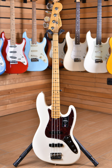 Fender American Professional II Jazz Bass Maple Neck Olympic White