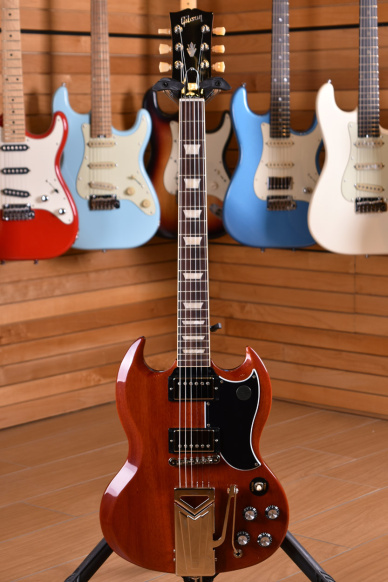 Gibson USA SG Standard '61 Sideways Vibrola Vintage Cherry ( S.N. 234410173 )