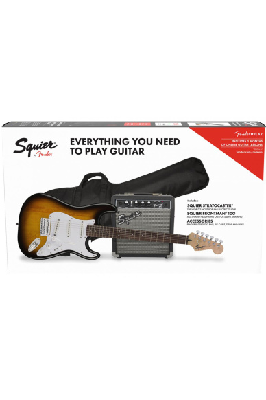 Squier (by Fender) Stratocaster Pack 10G BSB Sunburst