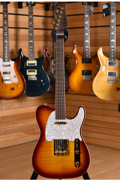 Suhr Classic T Deluxe Roasted Maple Neck  Aged Cherry Burst