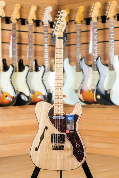 Fender American Elite Telecaster Thinline Maple Fingerboard Natural