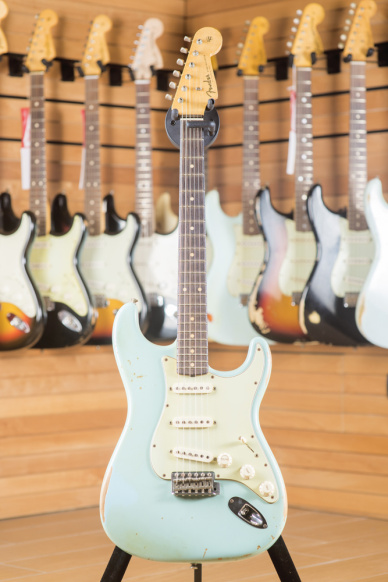 Fender Custom Shop Stratocaster '60 Heavy Relic Daphne Blue Masterbuilt Paul Waller