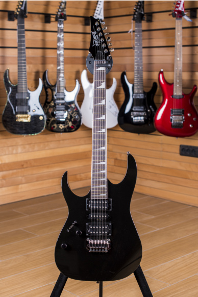 Ibanez GRG170DXL-BK Black Lefty