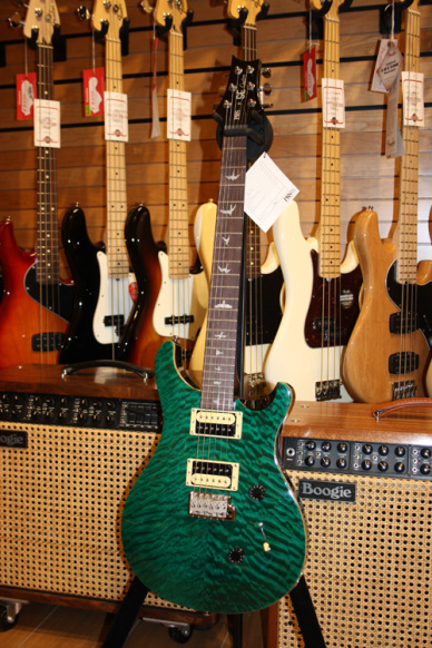 PRS Paul Reed Smith SE Custom 24 Emerald Green Quilted 2014