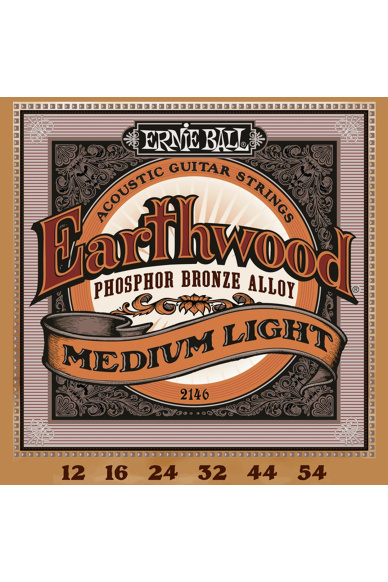 2146 Earthwood Phosphor Bronze Medium Light 12-54