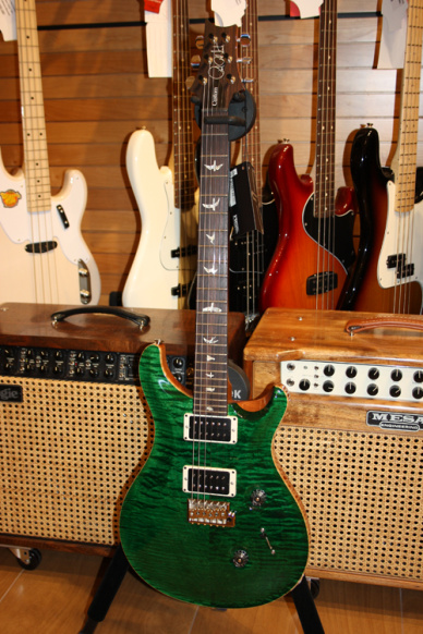 PRS Paul Reed Smith Custom 24 10 Top Wide Thin Tr5WB Emerald Green