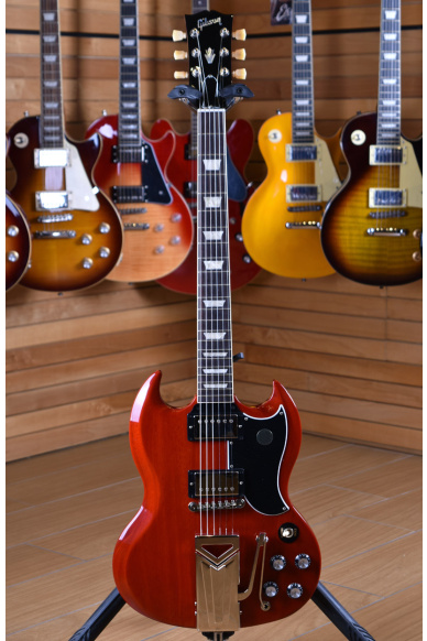 Gibson SG Standard '61 Sideways Vibrola Vintage Cherry ( S.N. 210920409 )