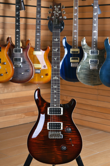 PRS Paul Reed Smith Custom 24 Pattern Thin Switch Blade 5 Posizioni 10 Top Fire Red Burst
