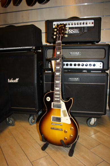 Gibson Custom Les Paul 1958 Plain Top LPR8 Lightly Aged Faded Tobacco