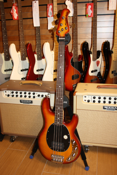 Sterling by Music Man Sting Ray 34 Honey Burst